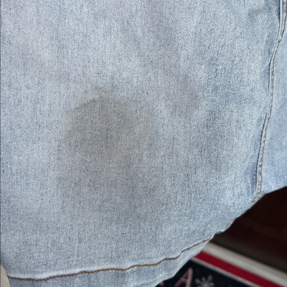 Blue Ombre Denim Skirt - Picture 4 of 4